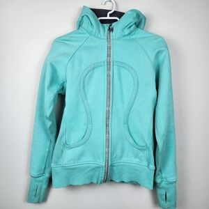 Lululemon Scuba Hoodie Hooded Sweatshirt  Tiel Size 8 Fits Medium Cozy Comfy